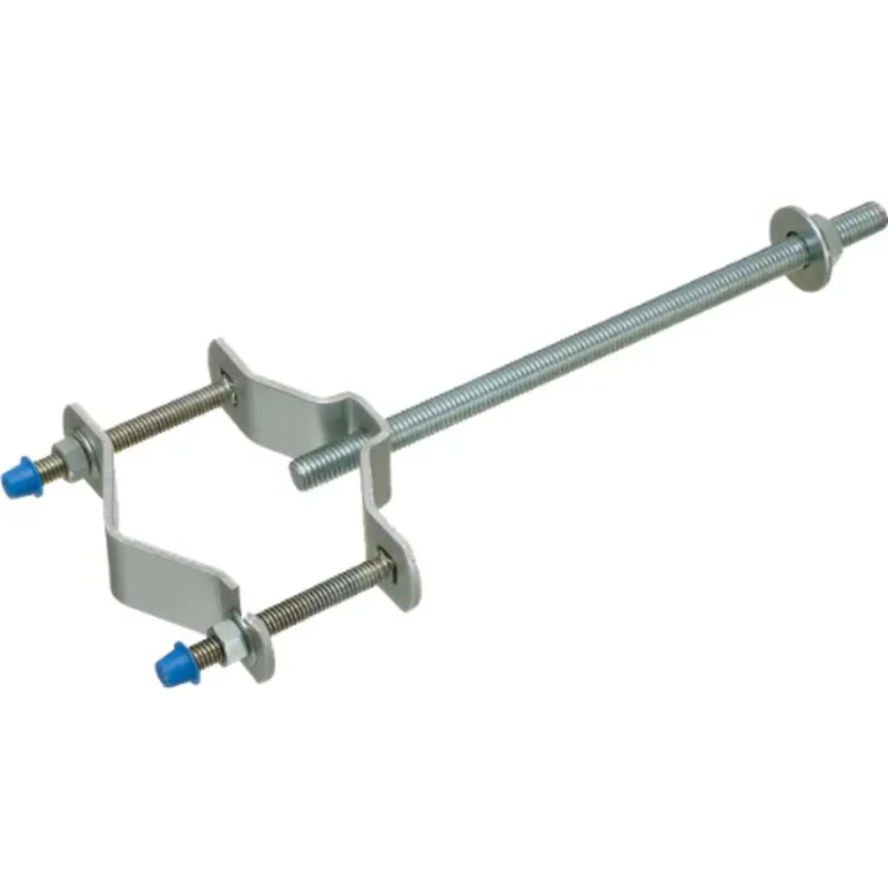 10 Inch L Bolt 1/2 Inch Universal Pipe Support With Wire Protection 615