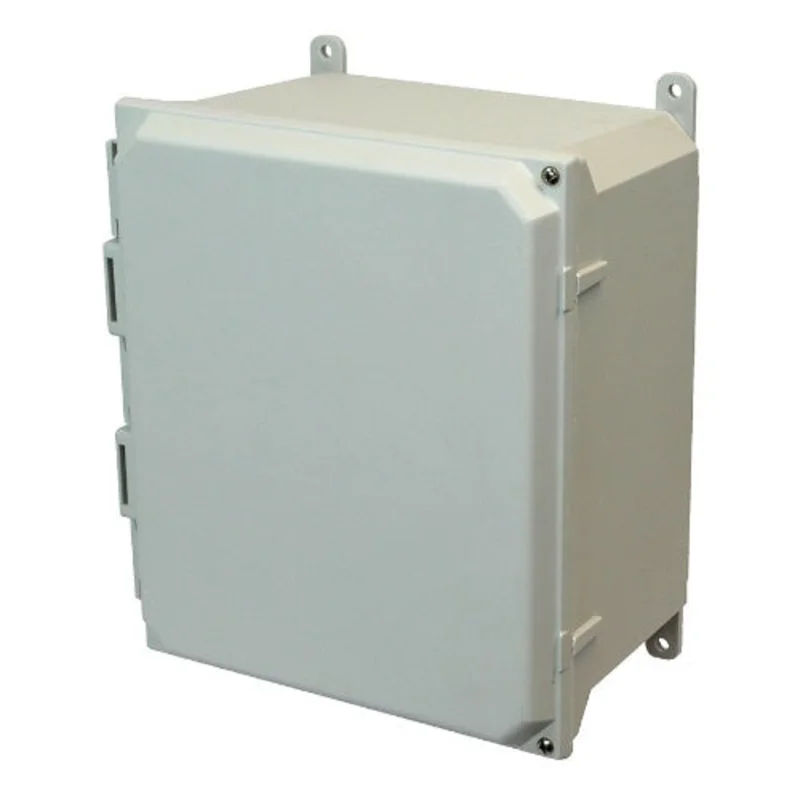 10 Inch Width Solid Wall Mount JIC Size Fiberglass Enclosure AMU1206H
