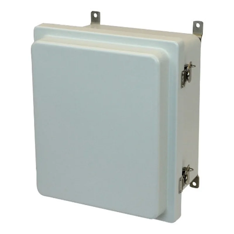 10 Inch Width Twist Padlocking JIC Size Fiberglass Enclosure AM1206RT