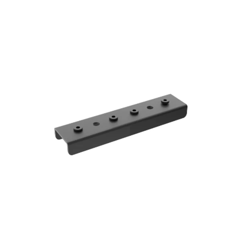 10 Length Aspect Gondola Panel Union Connector Matte Black APWCN3MAB