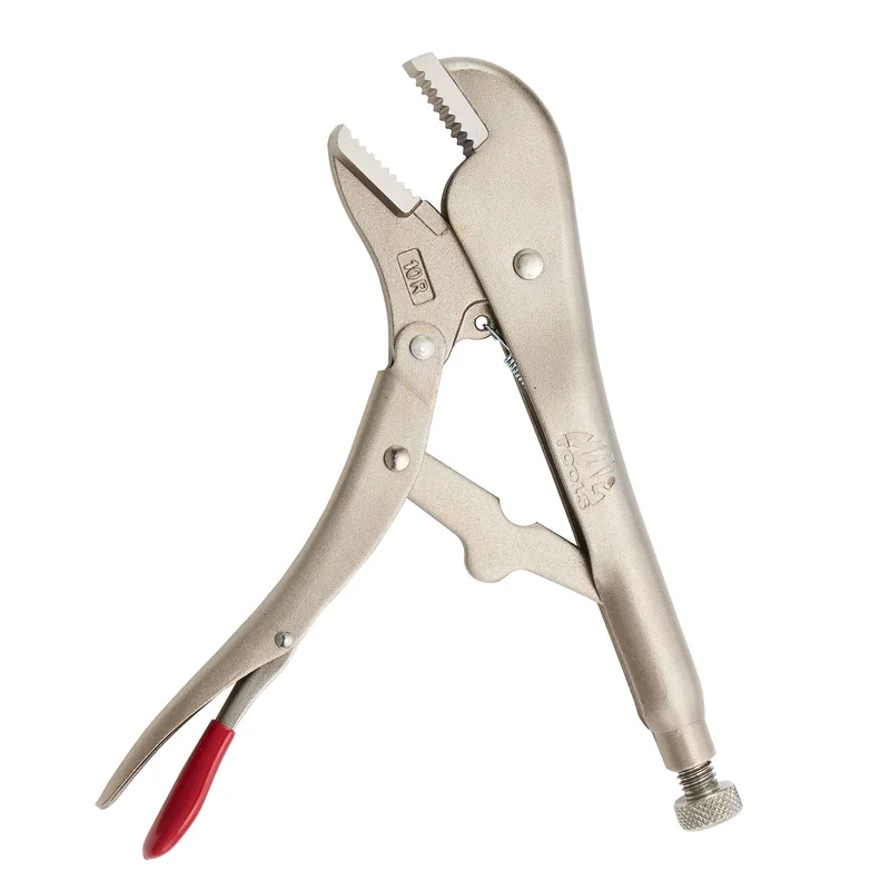 10" Straight Jaw Trigger Release Locking Pliers - Red