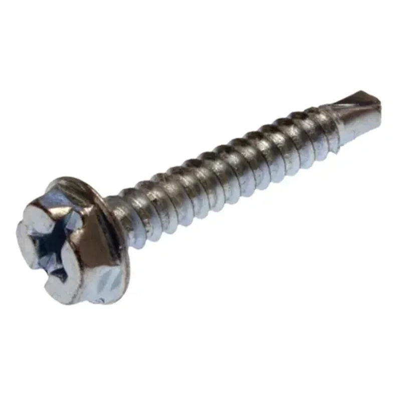 10 X 1 Inch Quadrive Self Drilling and Tapping Screws 2 Point Domestic Steel Zinc QTEKD7V (Pack of 500)