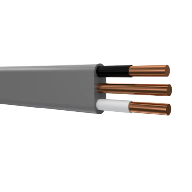 100' 12/2 UF-B Solid Copper Underground Feeder Cable Gray 600V