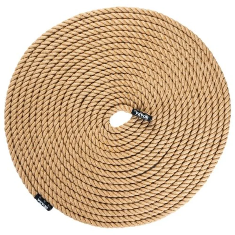 100 Feet Heavy-Duty Gym Climbing Rope for Strength Training