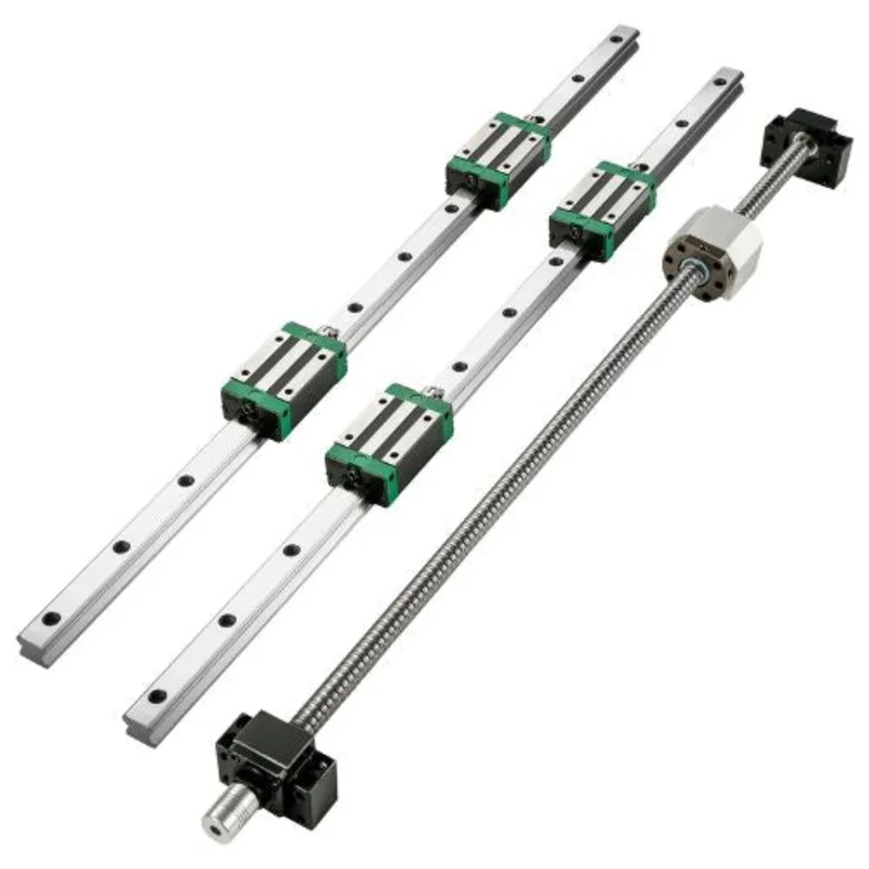 1000 mm Linear Guide Rail (2 PCS)  and Linear Slide Rail ( 1PCS ) Slide Blocks HGR20
