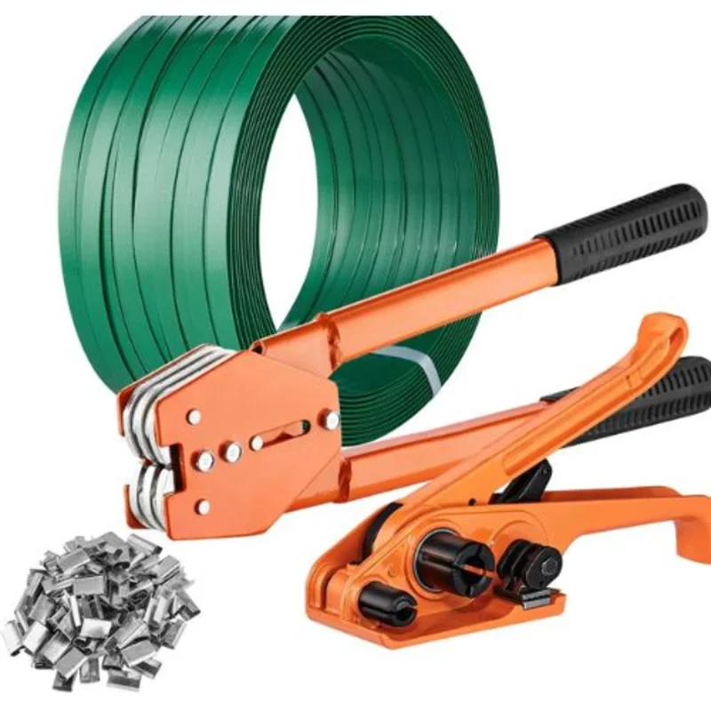 1000FT PET Band Pallet Packaging Strapping Banding Kit Banding Packaging Strapping for Packing