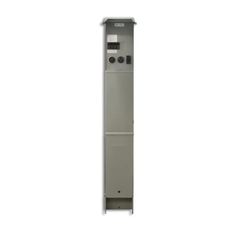 100A 1P 120/240V UnMetered Power Outlet Pedestal U075CP6010