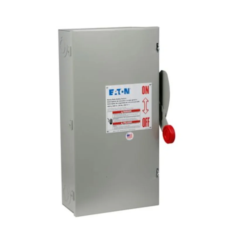 100A 240VAC 2 Pole Painted Steel Heavy Duty Safety Switch DH223NGK