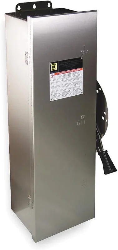100A 240VAC 250VDC 3 Pole Surface Heavy Duty Safety Switch H323DS