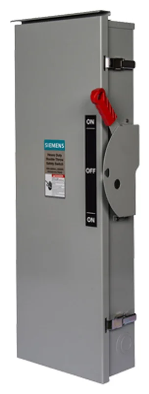 100A 250VDC 3 Pole Fusible Double Throw Safety Switch DTNF323