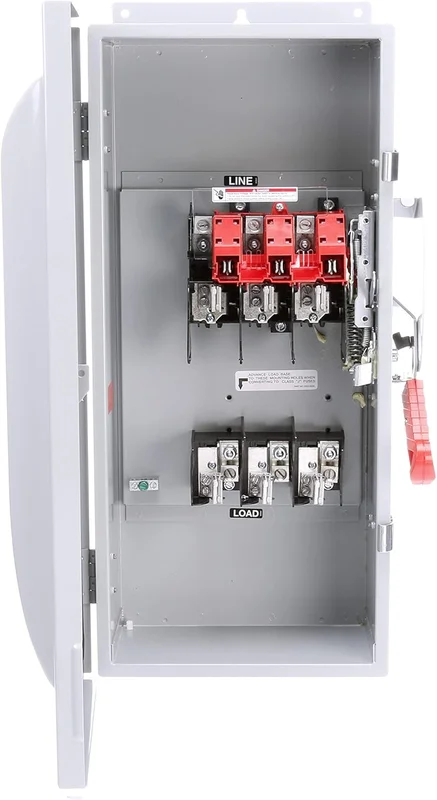 100A 600V 200KA Panel Fusible Heavy Duty Safety Switch HF363J