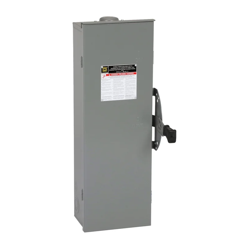 100A 600VAC 10KA Double Throw Heavy Duty Safety Switch DTU363RB