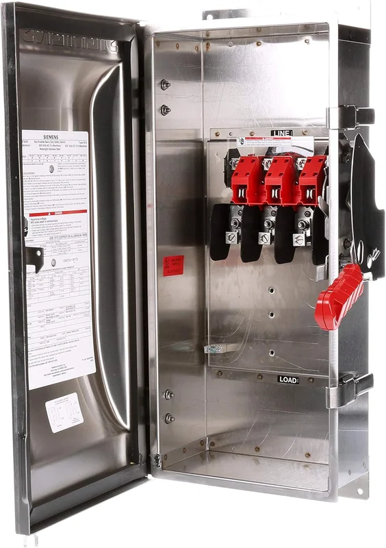 100A 600VAC 200KA 3 Phase Single NEMA 4 Heavy Duty Safety Switch HNF363S