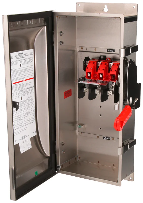 100A 600VAC 200KA Single Throw Heavy Duty Safety Switch HNF363SS