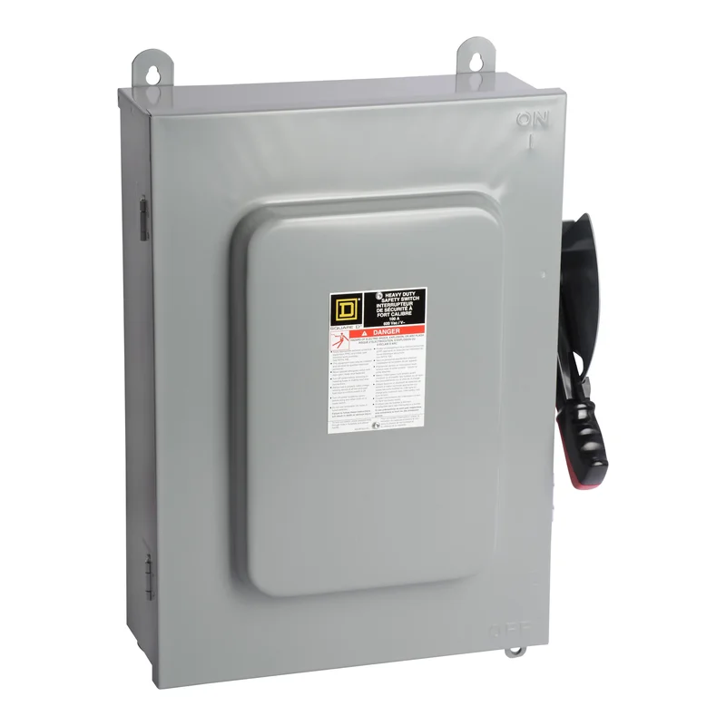 100A 600VAC 200KAIC 6 Pole Surface Heavy Duty Safety Switch HU663AWK