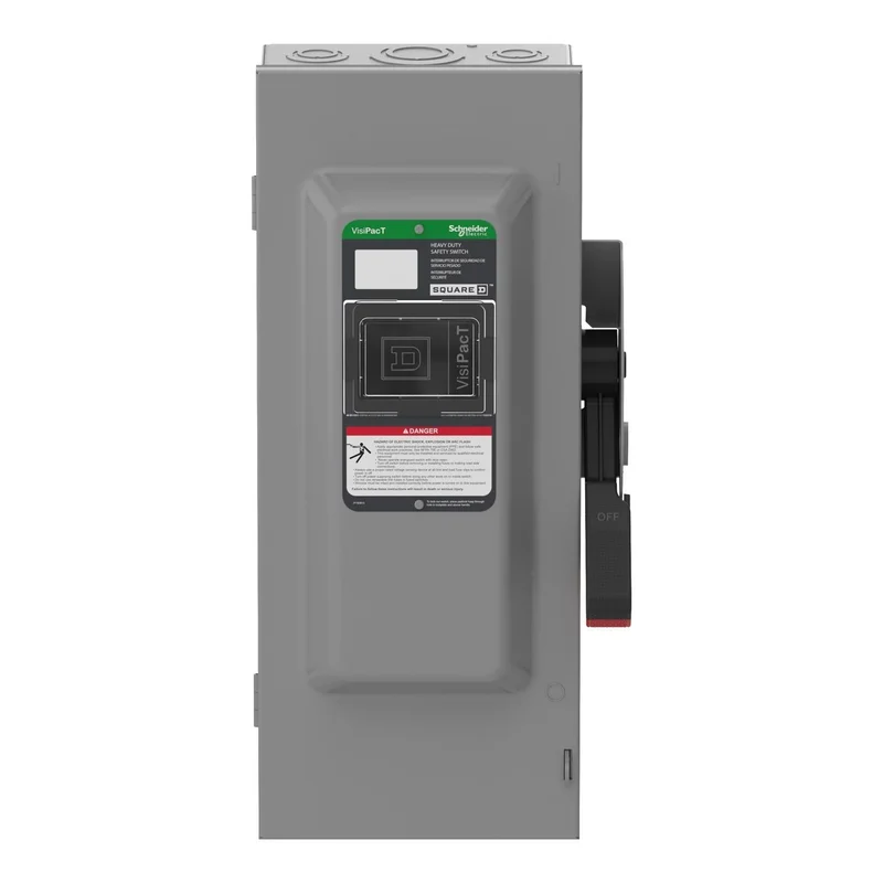 100A 600VAC 3 Pole Fusible Heavy Duty Safety Switch VH363N