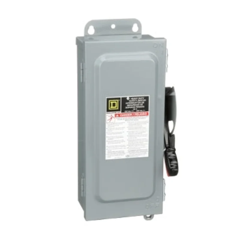 100A 600VAC 3 Pole Non Fusible Heavy Duty Safety Switch HU363A