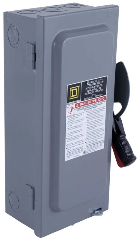 100A 600VAC 4 Wire Steel Heavy Duty Safety Switch HU463