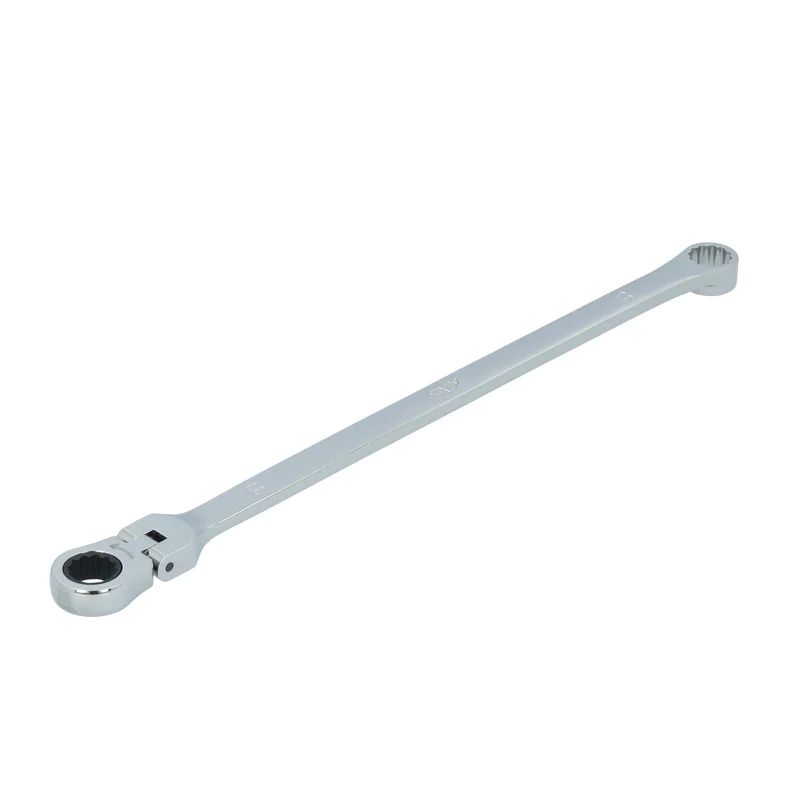 11 mm XL Double Box Flex Head Ratcheting Wrench - 12 pt.