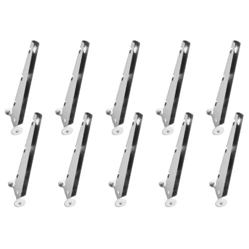 12.2-Inch Barbed Wire Arm Fence Post Extender for Wood & Concrete Fences(Pack of 10)