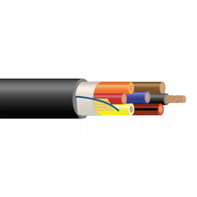 12 AWG 3C Multi-Conductor FR-XLPE LSZH Jacket Control Cable CU 600V