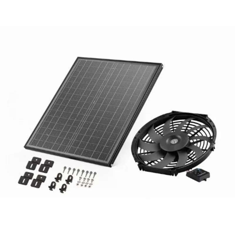 12-Inch Gable Mount Attic Exhaust Fan 1300 CFM with Adjustable Thermostat