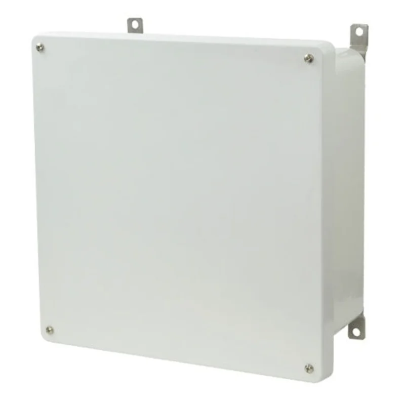 12 Inch Height Solid Screw JIC Size Fiberglass Enclosure AM1226