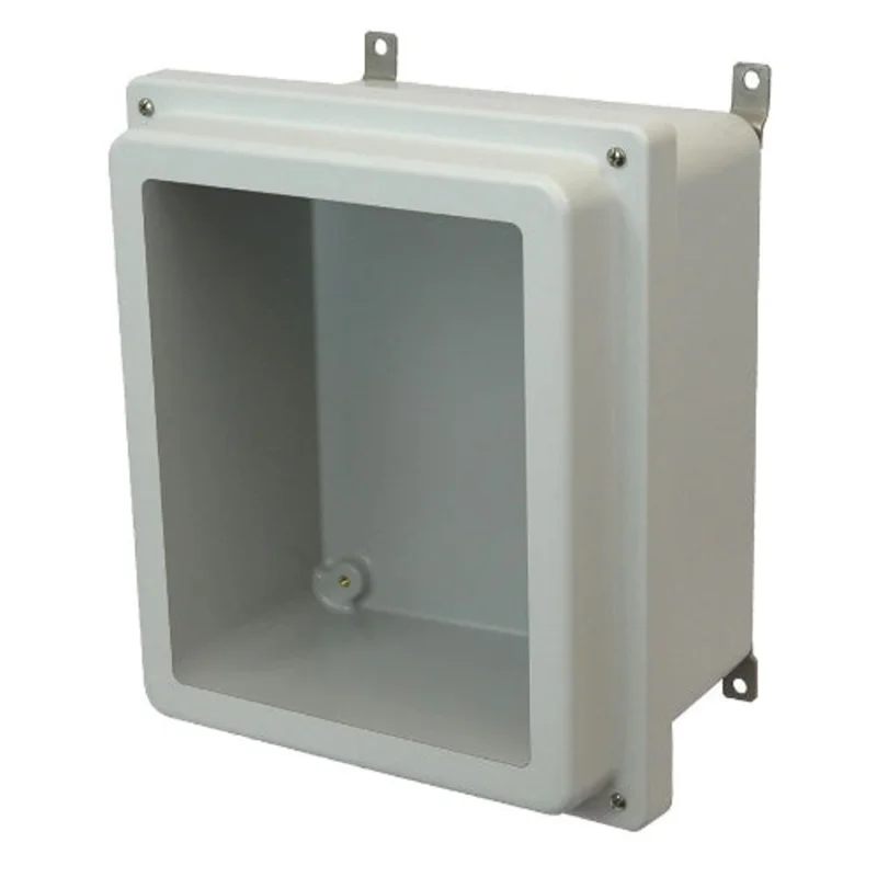 12 Inch Height Window Wall Mount JIC Size Fiberglass Enclosure with Windows AM1206RW