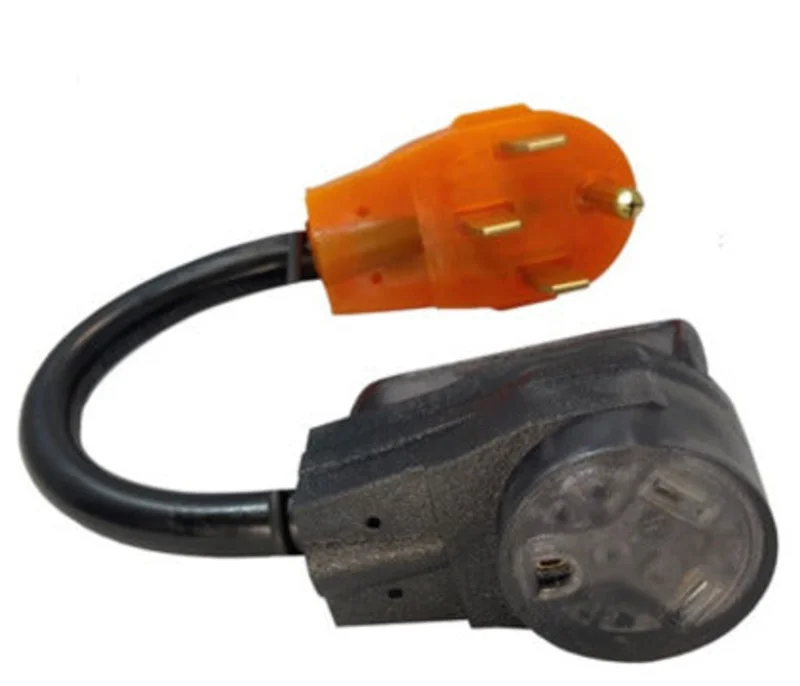 12 Inch Length Gray Generator Adapter Cord AC52RV