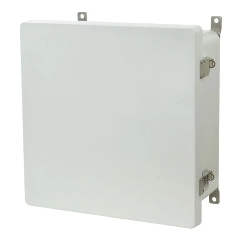 12 Inch Width Padlocking Stainless Steel Lockable Snap Latch Hinged Cover AM1226L