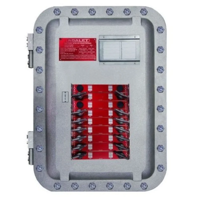 12 Pole 277/480 VAC Heavy Duty Power Distribution Panelboard XPB2-123-L1-Q-N4-CU