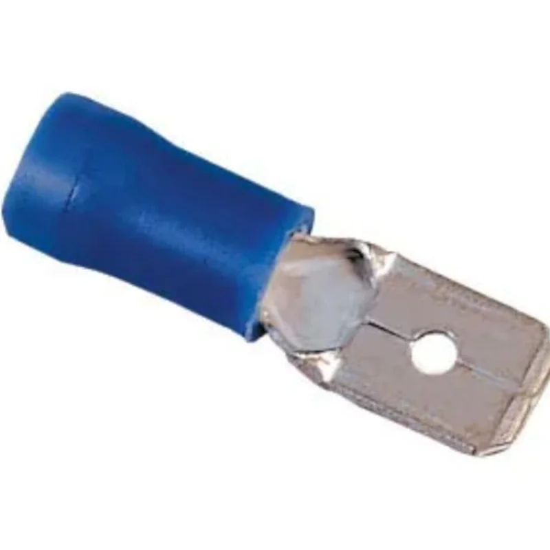 12 to 10 AWG Insulated Male Vinyl Terminal Disconnect Tin Plated Brass 83-9991 (Pack of 25)