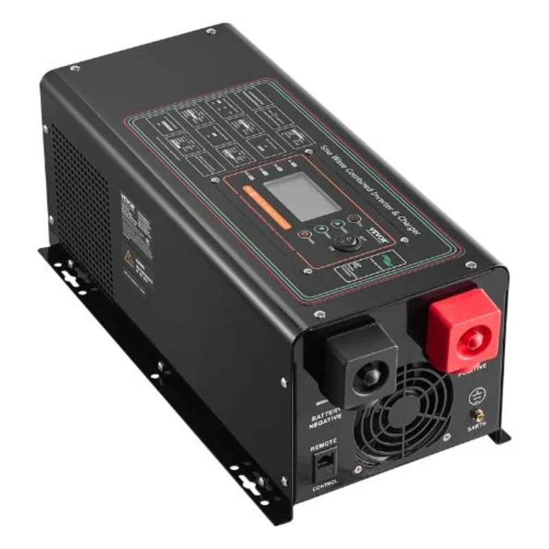 12 V 2000 Watt Power Inverter with LCD Display and Compatible with Various Batteries BL-W2012V-L