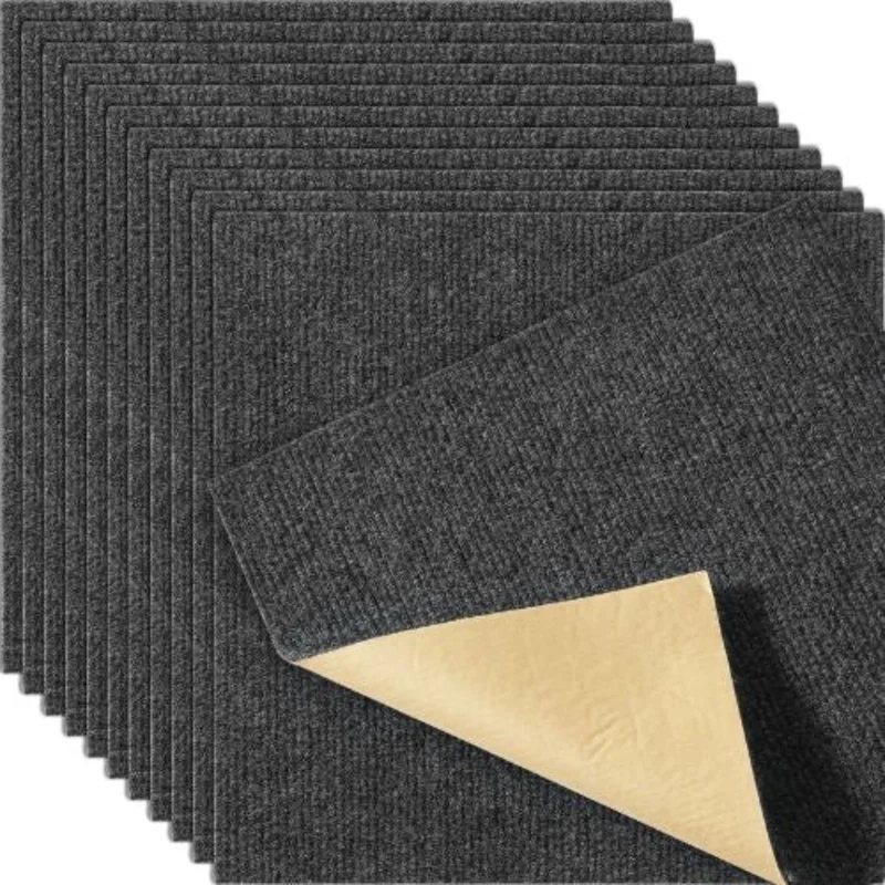 12 X 12 In Tiles Reusable Squares With Padding Attached for Bedroom Living Room SS-FTDT209-1212-12 (12 Pcs)