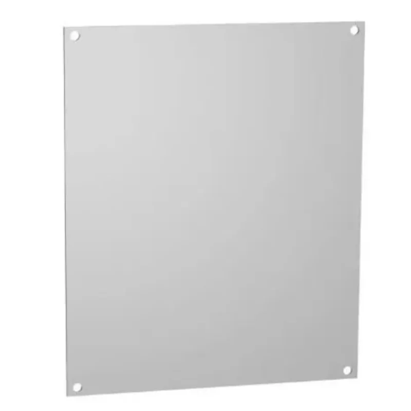 12" x 12" Type 1 Industrial Steel White Painted Steel Subpanel Fits Enclosure 14R1111