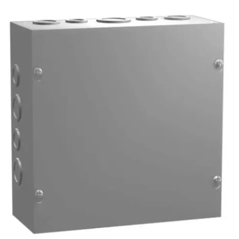 12" x 12" x 4" Type 1 Screw Cover Steel General-Purpose Electrical Junction Box CSK012124