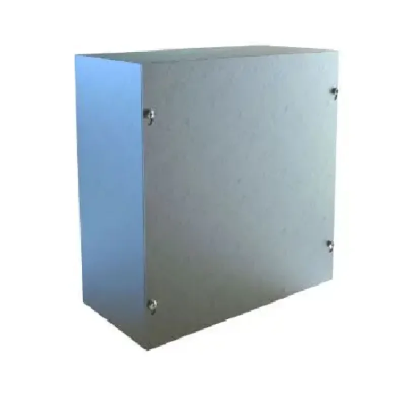 12" x 12" x 6" Type 1 Mild Steel Screw Cover Junction Box Gray CS12126