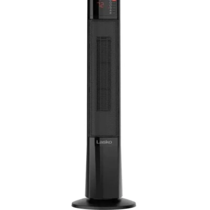 120V 1500W Tower Heater with Remote Control Black