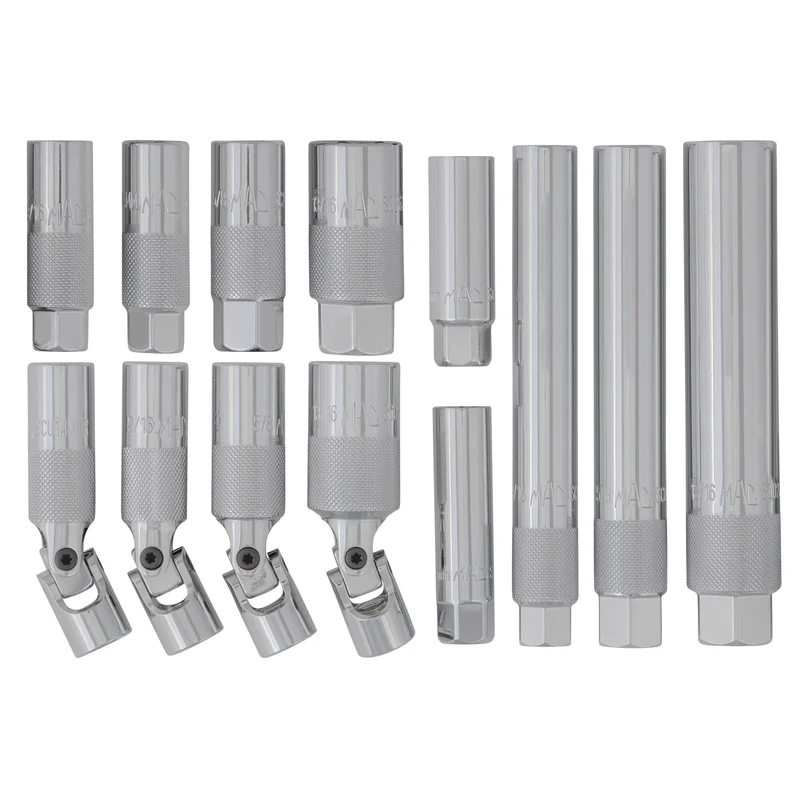 13-PC. Multi-Length Spark Plug Socket Set