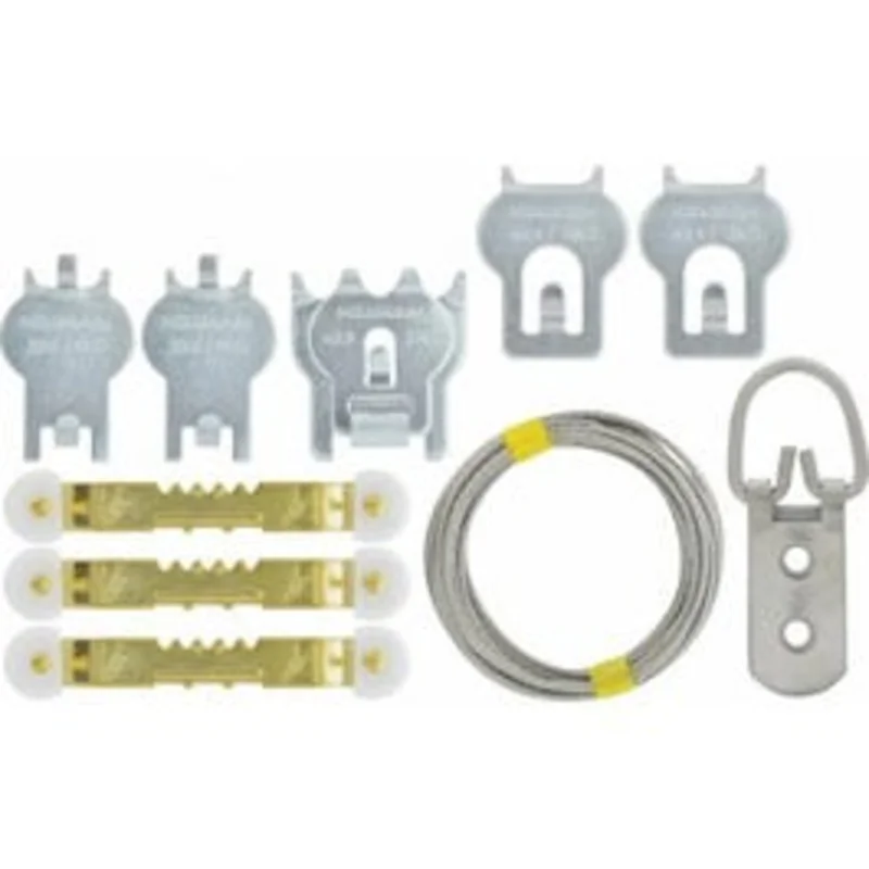 13-Pc. No-Tools Picture Hanging Kit, Holds 20-60-Lbs.
