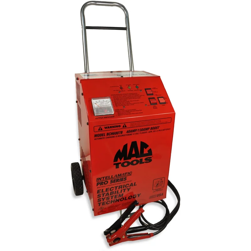 130-Amp Wheeled Intellimatic Pro Battery Charger