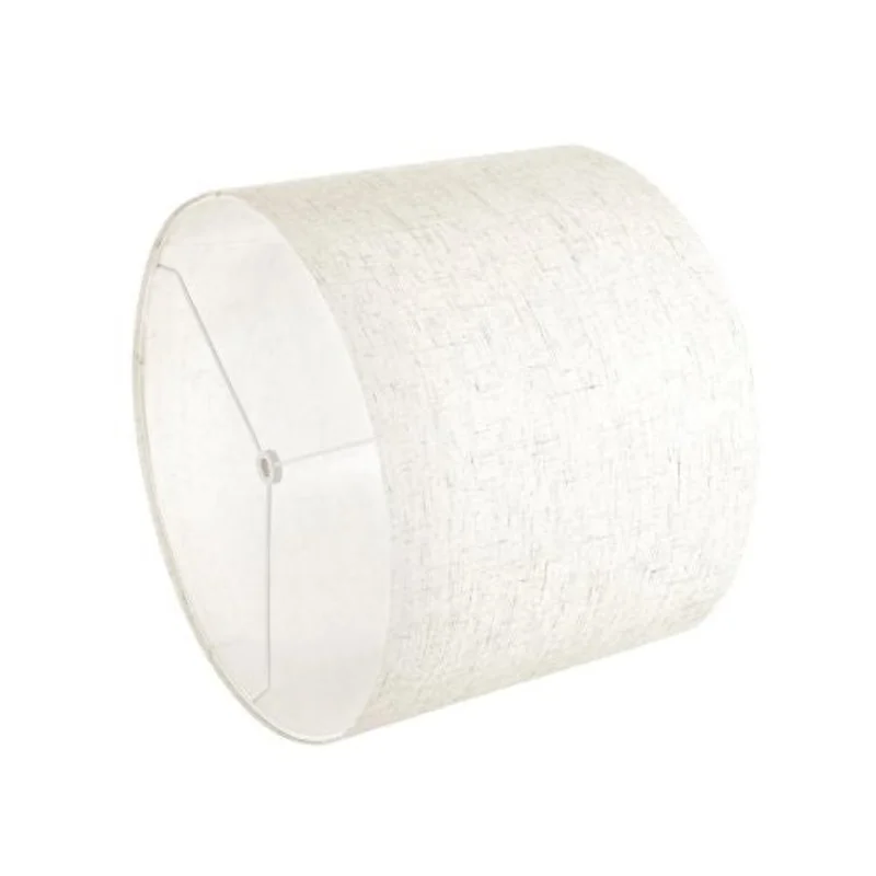 13x10 Inch Easy Assemble Medium Size Linen Drum Lampshades for Table Floor & Pendant Lights