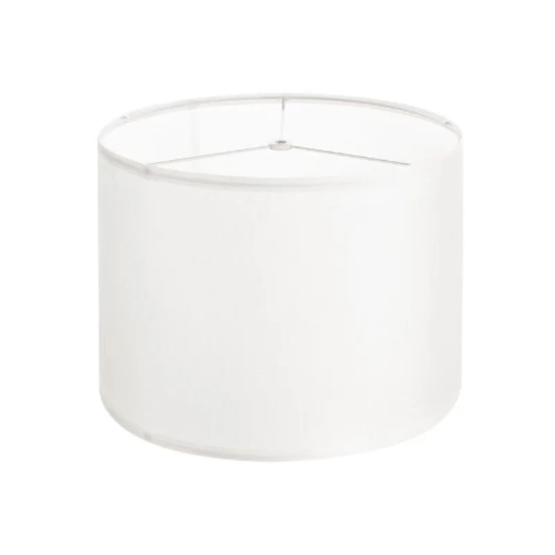 13x10 Inch Medium Replacement Fabric Drum Lamp Shades for Table & Floor Lamps Off-white Linen