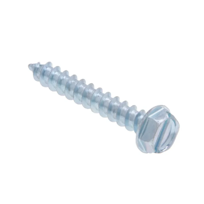 14-10 x 3 Inch Self Piercing Tapping Screw and Indented Hex Washer Head JDS143 (Pack of 100)