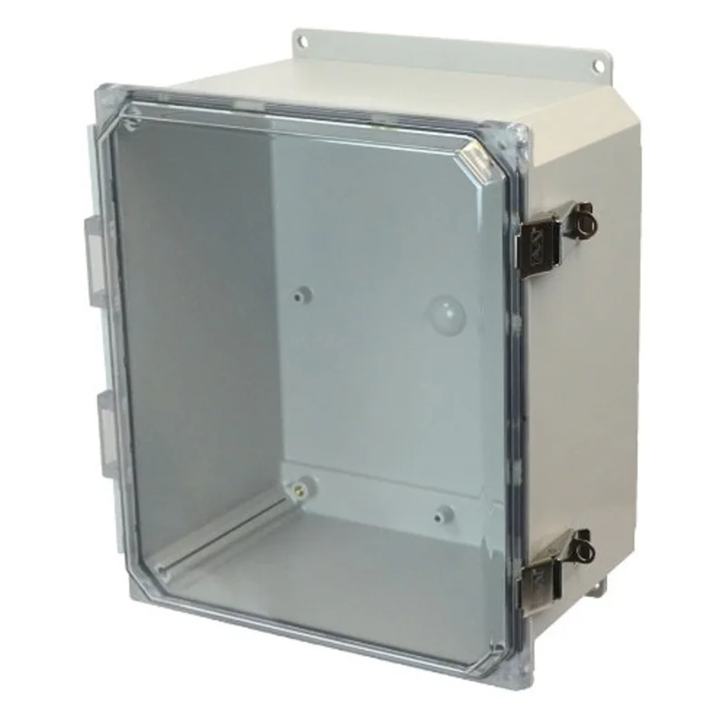 14 Inch Height Stainless Steel Lockable Snap Latch Hinged Cover AMP1426CCLF