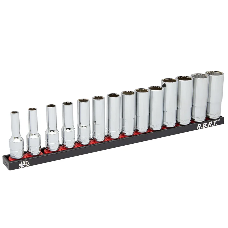 14-PC. 3/8" Drive Deep Metric R.B.R.T. Socket Set
