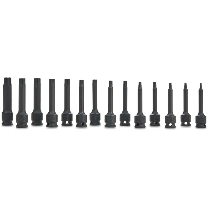14-PC. 3/8" Drive R.B.R.T. Metric/SAE Long Impact Hex Drivers