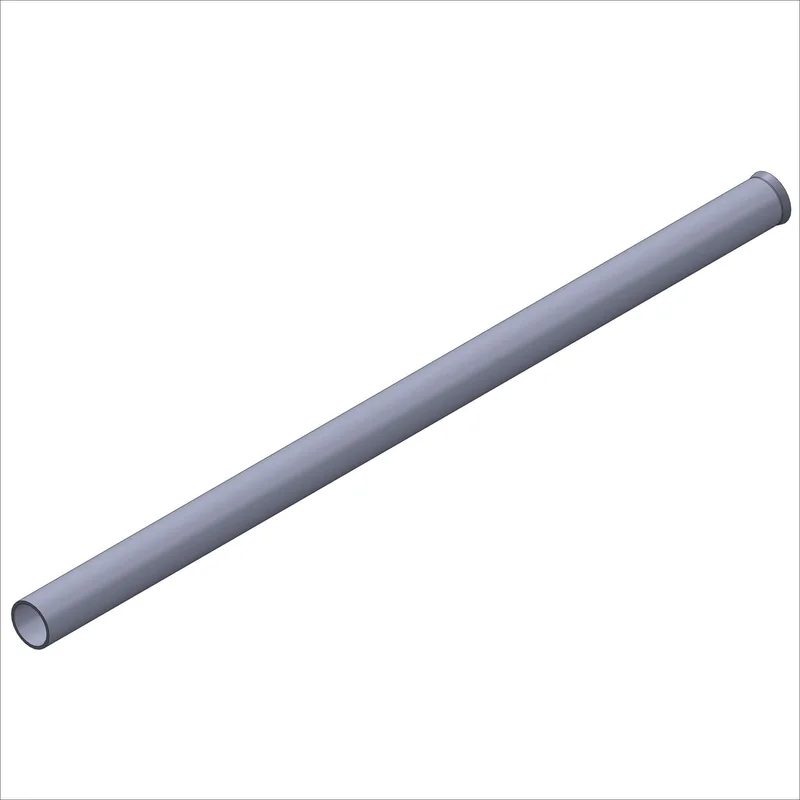 14006 C-STAND TUBE, ST, FLAIRED 1.0 DIA. #16, @ 19.5"