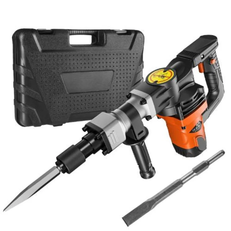 1400W Demolition Jack Hammer Concrete 2 Chisel Bit (2 Pieces)