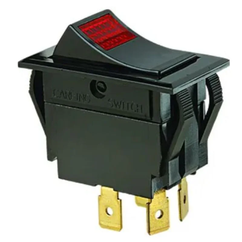15 A 125 VAC 2 Poles Full-Size Rocker Switch 774056